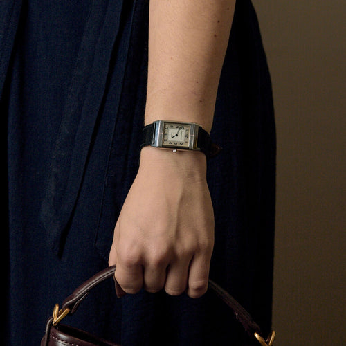 Montre Montre Jaeger Lecoultre Modèle Reverso classique en acier 58 Facettes