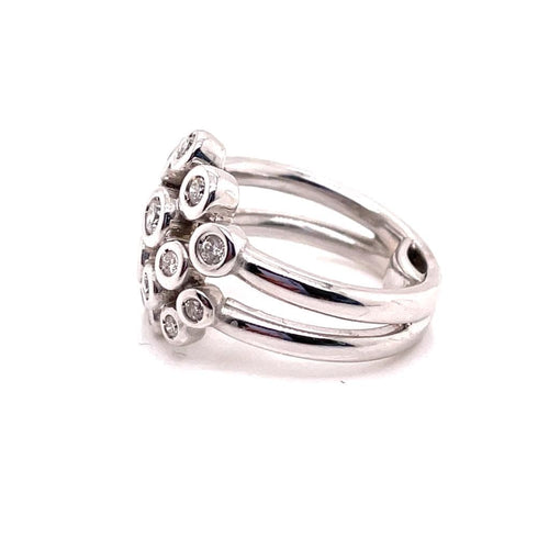 Bague Bague Pavage Diamants 58 Facettes