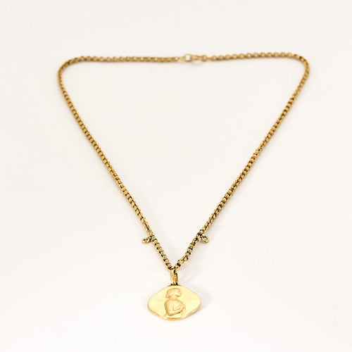 Collier Collier en or jaune et médaille "Jeanne d'Arc" - E.Dropsy. 58 Facettes CHAL0643