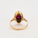 56 Bague en or rose et tourmaline cabochon 58 Facettes 270/7