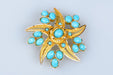 Brooch Starfish brooch, Art-Deco yellow gold 58 Facettes BROBCC847
