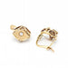 Earrings Original Vintage Earrings in Yellow Gold 58 Facettes D361036JC