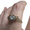 Bague 57 BAGUE ART DÉCO DES ANNÉES 1925-1930 EN OR 18 KT ET PLATINE AVEC DIAMANTS 58 Facettes DMAR12
