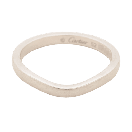 Bague 52 CARTIER - Bague Ballerine platine - Full set 58 Facettes