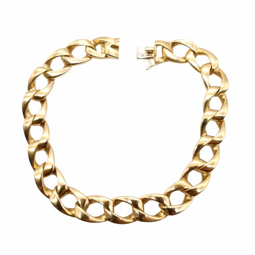 Bracelet Bracelet or jaune Maille forçat 58 Facettes
