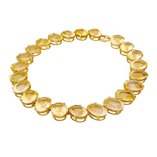 Collier Collier or jaune et citrines. 58 Facettes 34695