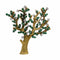 Broche Broche Arbre - Or jaune, Diamants & Emeraudes 58 Facettes 250416R