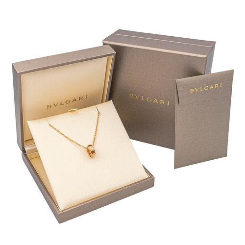 Collier Bulgari Collier Serpenti Or Rose Cornaline, Diamant 58 Facettes 4173758RV