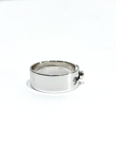 Bague 52 Dinh Van - Bague Serrure en or blanc et diamant 58 Facettes