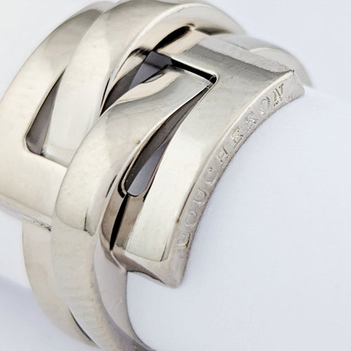 Bague 53 Bague Boucheron – Collection "Déchaînée" en or blanc 58 Facettes 33377