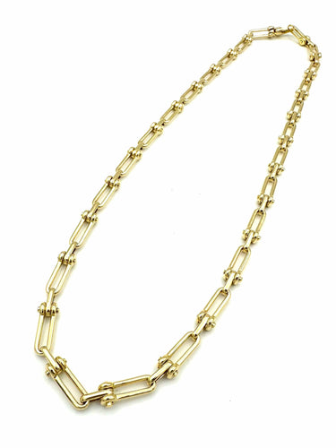 Collier FRED. Collier vintage or jaune 18K 58 Facettes
