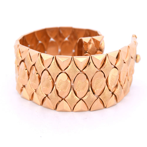 Bracelet Bracelet vintage en or jaune 58 Facettes