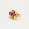Bague 55 Bague Tank Rubis et Diamants 58 Facettes LP989/13
