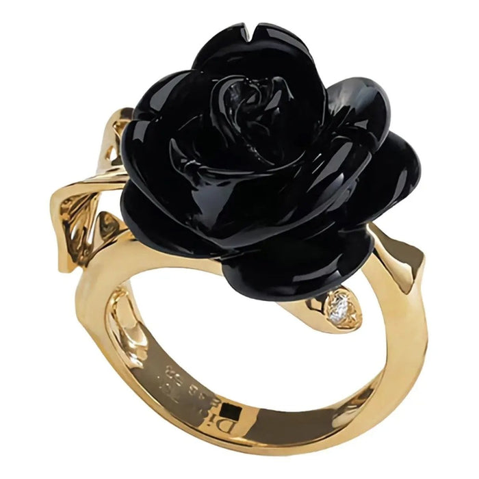 Bague 55 DIOR - Bague Pré Catelan en or jaune onyx et diamant 58 Facettes