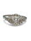 Bague 57 Bague ancienne or blanc et diamants 0,25 ct 58 Facettes 1007