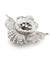Broche Broche vintage en platine avec diamant naturel taille européenne et diamants taille huit huit 58 Facettes