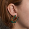 Boucles d'oreilles BOUCHERON - Demie-parure Or Jaune et Chrysoprases 58 Facettes