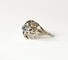 Bague 54 Bague ancienne or blanc saphir et diamants anciens 58 Facettes