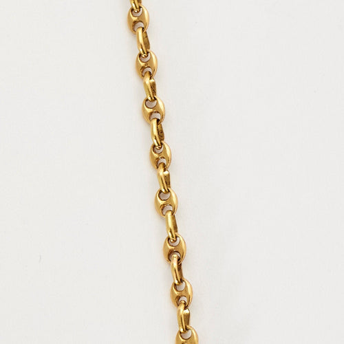 Bracelet Chaine or jaune gourmette 58 Facettes LP173-LP174