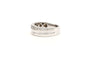 Bague Contemporaine en or blanc 18 carats sertie de diamants "taille" brillant (+-0.15ct)