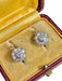 Boucles d'oreilles Boucles d’oreilles en or jaune et blanc diamants 58 Facettes