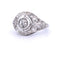 Bague 57 BAGUE LIBERTY EN OR BLANC 18 KT - DIAMANT 1,40 CT 58 Facettes