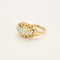 Bague 58 Bague en or jaune et diamants 58 Facettes CHAL0636