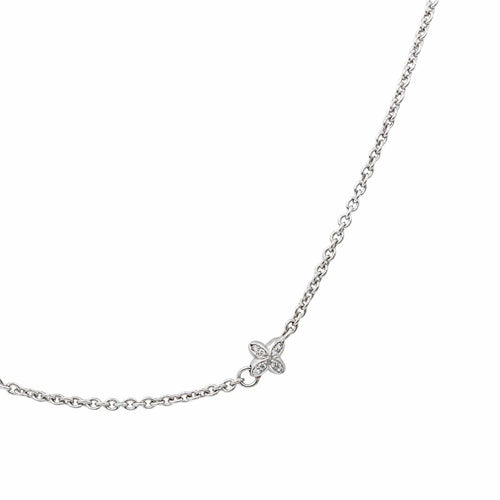 Collier Collier Or blanc Diamant 58 Facettes 3970466CN