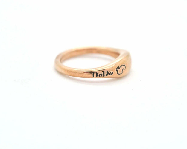 Bague Bague Dodo Promise en or rose 58 Facettes 8606