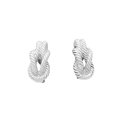 Boucles d'oreilles Boucles d'oreilles HERMÈS, "Audierne" en argent. 58 Facettes 34582