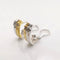 Boucles d'oreilles Boucles or jaune et diamants 58 Facettes