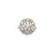 Bague 53 Bague vintage en platine ornée de diamants 58 Facettes