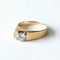 Bague 49 Bague moderniste or jaune et Diamant 58 Facettes