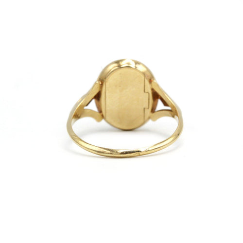 Bague 57 Bague Poison - Or jaune, Grenat & Demi-Perles 58 Facettes 260008SP