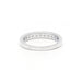 Bague 46 Demi alliance platine diamants 58 Facettes 180076R