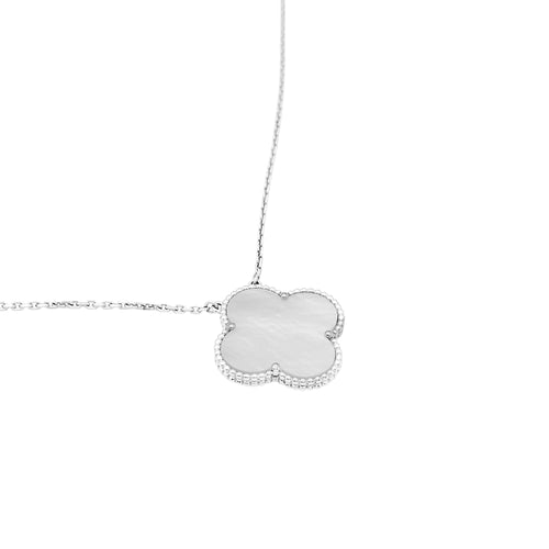Collier Collier Van Cleef & Arpels, "Magic Alhambra", or blanc, nacre. 58 Facettes 35050