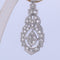Boucles d'oreilles Boucles d'oreilles Art Déco en or blanc avec diamants 58 Facettes