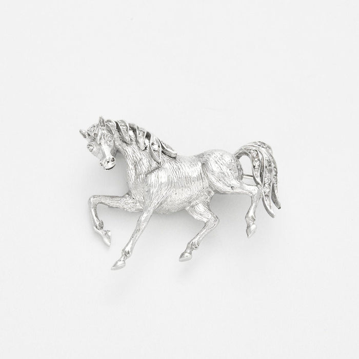 Broches Broche cheval diamants 58 Facettes 37100043