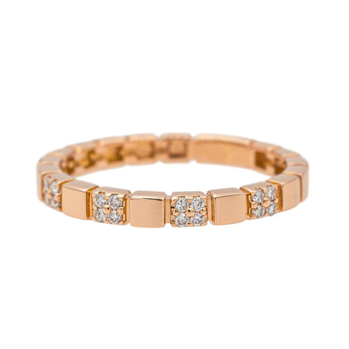 Bague 53 Bague Or rose Diamant 58 Facettes 4098645RV