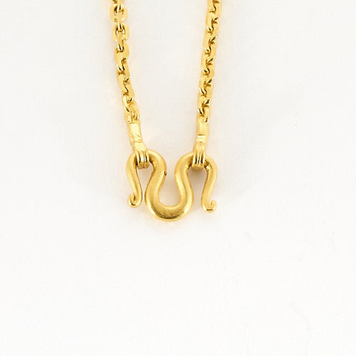 Collier Collier en or jaune 22K, fermoir antiquisant 58 Facettes MON1072