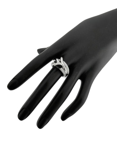 Ligne Vendome Bague or blanc diamants