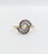 Bague 49 Bague tourbillon antique or 18k diamant taille rose 4 mm (circa 1900) 58 Facettes A06287