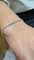 Bracelet Bracelet Tennis rivière de diamants , or blanc 18 carats 58 Facettes