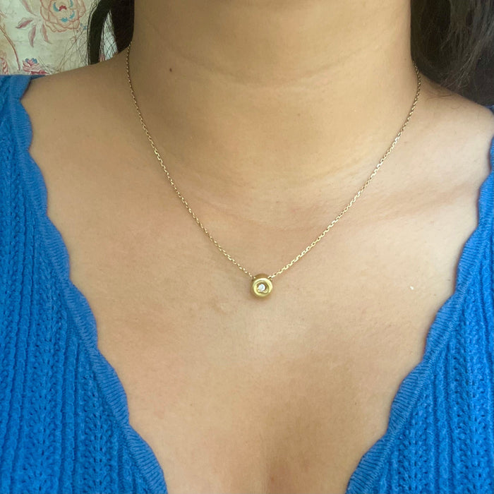 Collier Collier en or jaune et diamant 58 Facettes B890