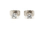 Boucles d'oreilles - Contemporaines serties de diamants en or blanc 18 carats