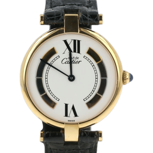 Montre Cartier Montre Must Vendome Vermeil 58 Facettes MT43492