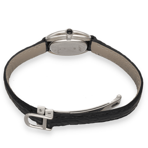 Montre Montre Cartier Vendome Ellipse en or gris 18K - Mecanique - Vers 1980 - 26 mm 58 Facettes FB10555