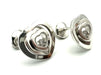 Boucles d'oreilles CHOPARD. Collection "Happy Spirit", boucles d'oreilles or blanc et diamants 58 Facettes