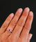Bague 54 Bague sertie d'un Rubis, entourage Diamants 58 Facettes