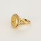Bague 50 Augis Bague en Or jaune à message sentimentale 58 Facettes BEA3802